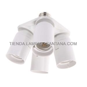 Portalámparas 1 X 4 E27(