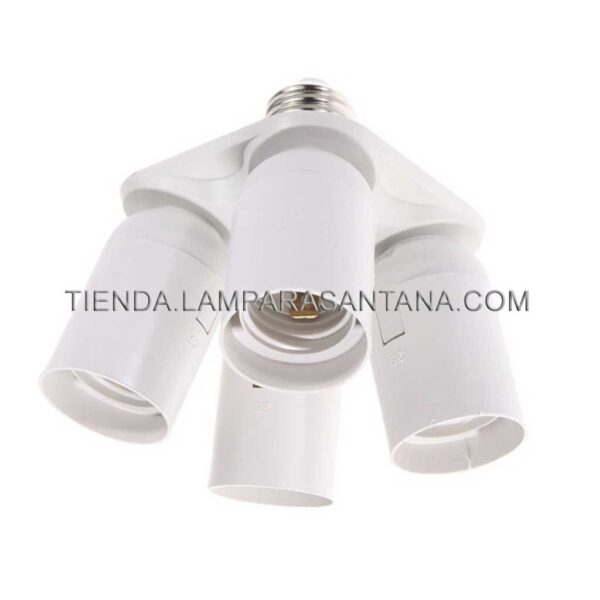 Portalámparas 1 X 4 E27(