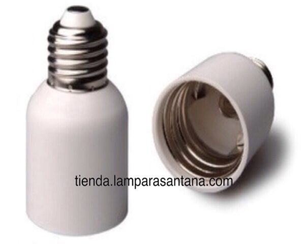 Adaptador portalámparas E27 a E40