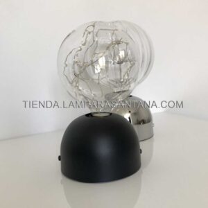 Aplique media bola metálico