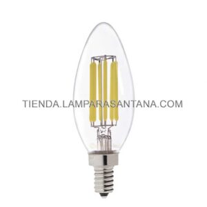 Bombilla vela filamento led