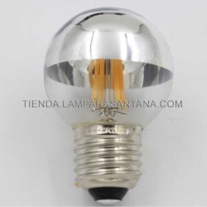 Bombilla filamento Led esférica espejo