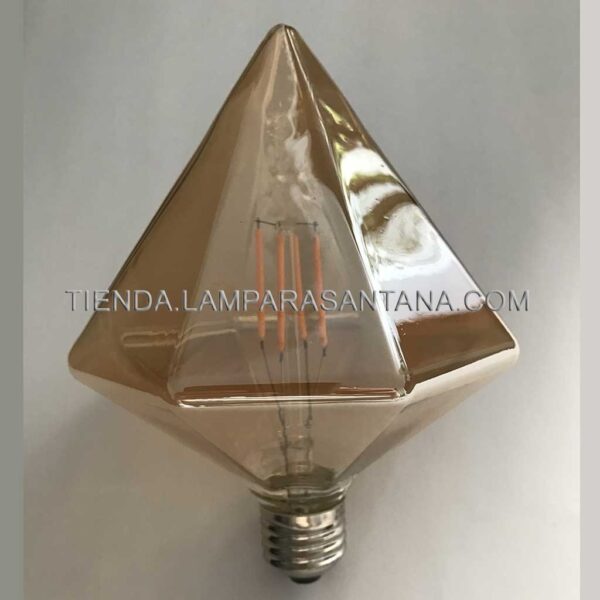 Bombilla Filamento Led Pirámide (Ámbar)