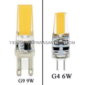Bombilla led G9 y G4