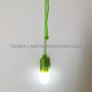 Bombilla led esférica a pilas