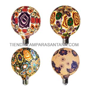 Bombilla led Tiffany esmaltada