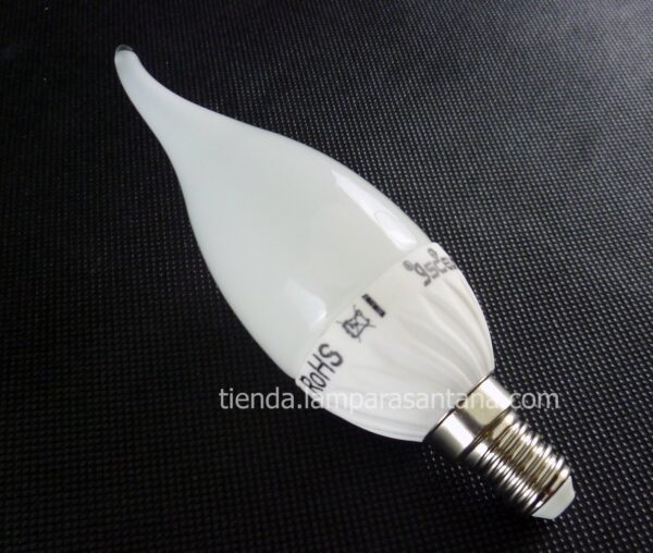 Bombilla led vela pico