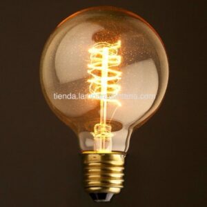 Bombilla Globo Filamento Muelle