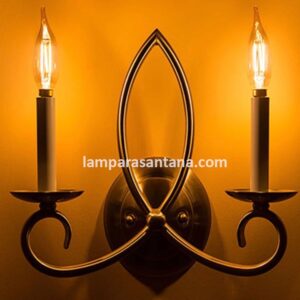 Bombillas vela led vintage gold