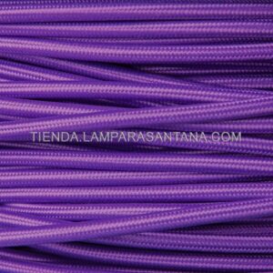 Cable de tela malva