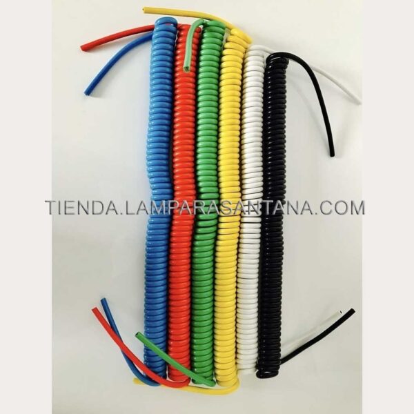 Cable espiral de silicona