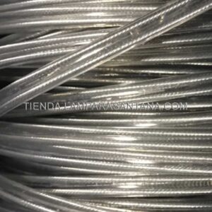 Cable de silicona transparente