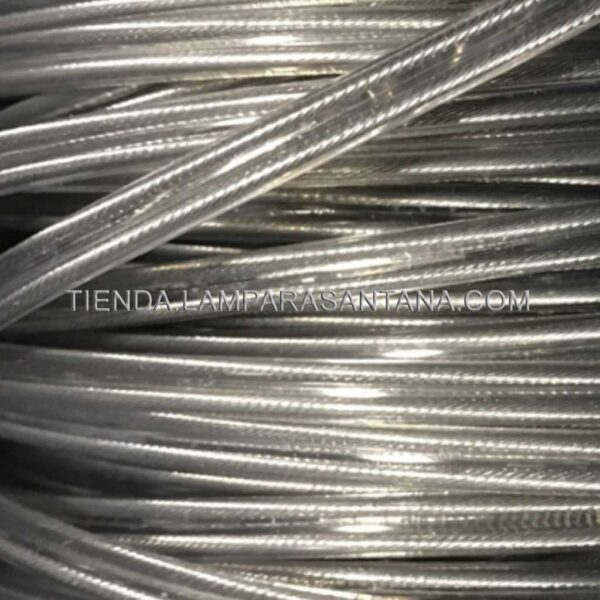 Cable de silicona transparente