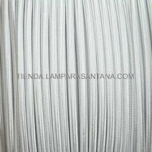 Cable de tela blanco