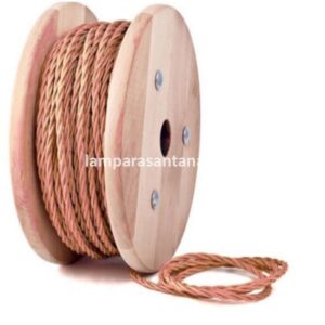 Cable trenzado color cobre