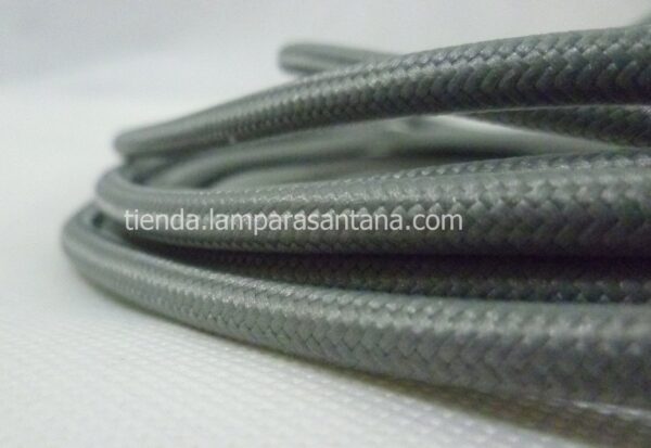 Cable de tela gris