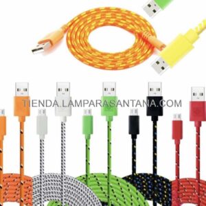 Cargador USB textil para Samsung