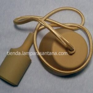 Cordón textil dorado