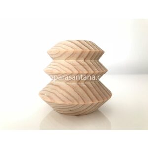 Cubre portalámparas madera modelo pagoda