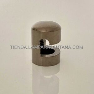 Gancho para cable gris perla