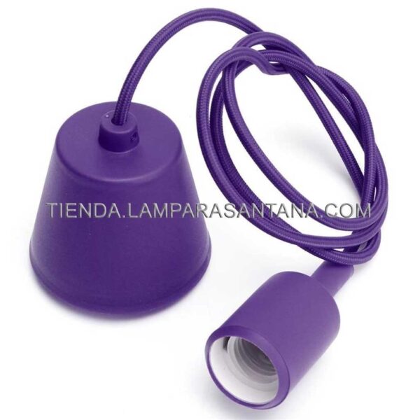 Cordón textil morado