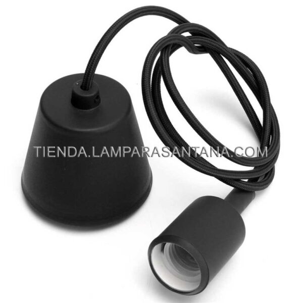 Cordón textil negro