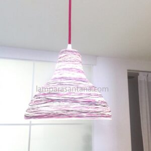 Lámpara colgante escandinava industrial colors