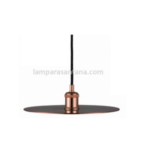 Lampara colgante plato vintage