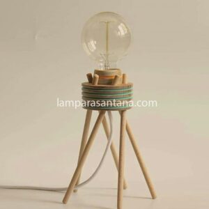 Lámpara de sobremesa madera Sofi