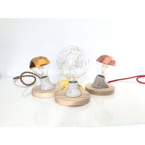 Lámpara sobremesa porcelana