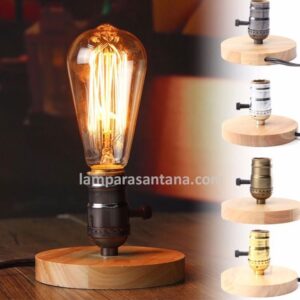 Lámpara sobremesa tipo palmatoria