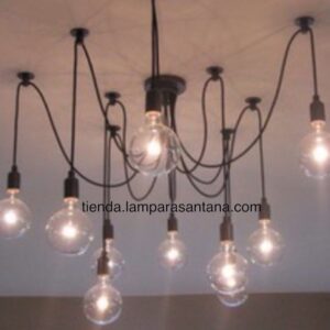 Lámpara Araña Vintage 10 brazos