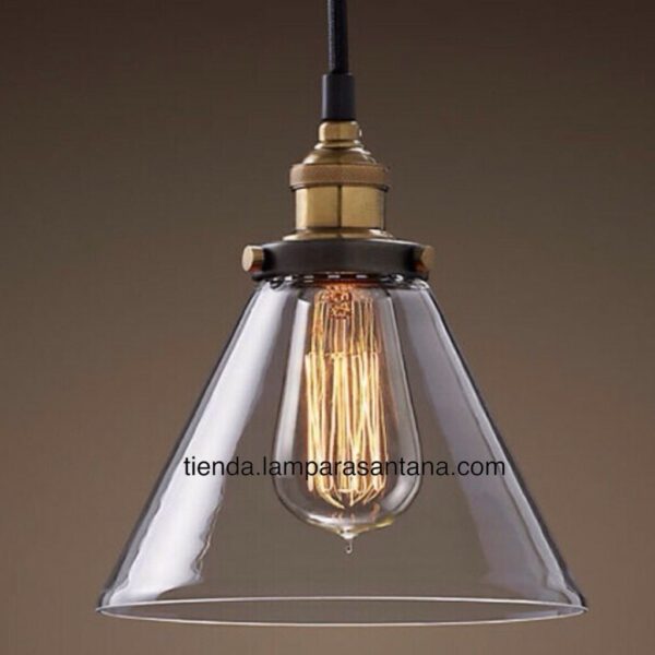 Lámpara Vintage de Cristal