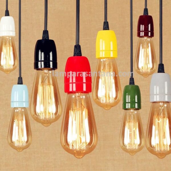 Lámparas colgante cerámica colores