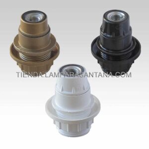 Portalámpara con tope E14