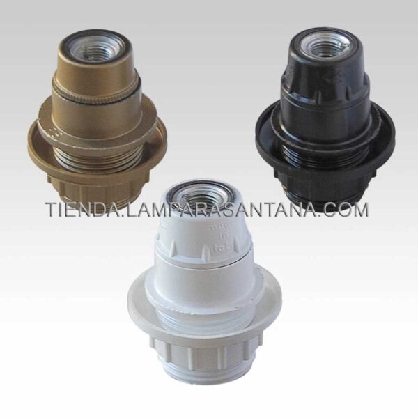 Portalámpara con tope E14