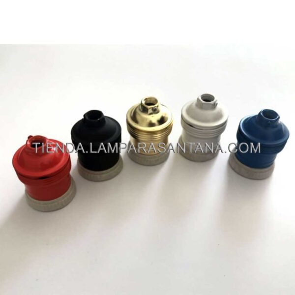 Portalámpara latón E27