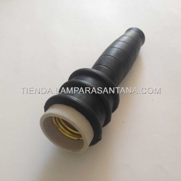 Portalámparas goma E27