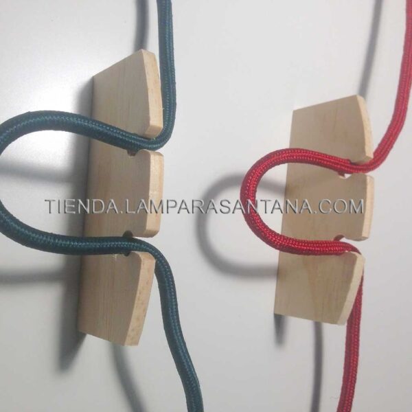 Recoge cables madera