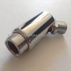 Rótula lámparas cromo