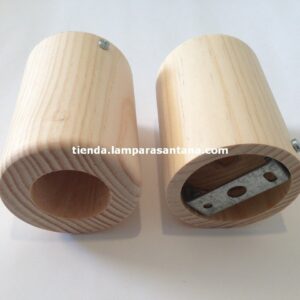 Soporte y cubre 2 en 1 madera