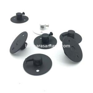 Sujeción metálica para cable especia arañas