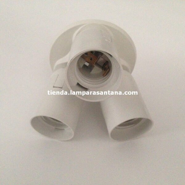 Portalámparas 1 X 3 E27