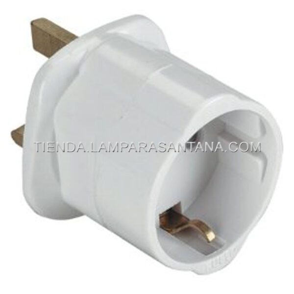 Adaptador clavija europea a inglesa
