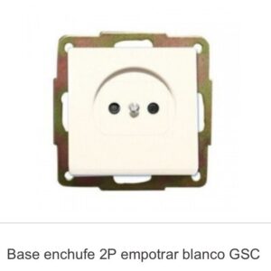 Base enchufe S/T - Serie empotrar GSC