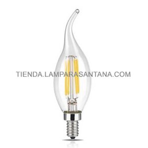 Bombilla filamento led vela pico