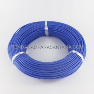 Cable de silicona azul