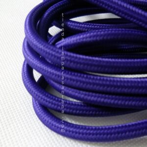 Cable de tela morado