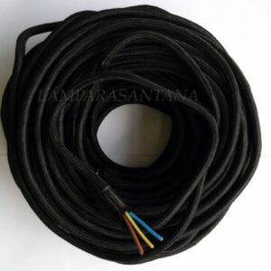 Cable tela negro 3 hilos T.T