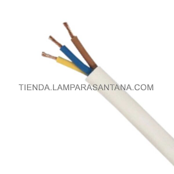 Cable Manguera Redondo Blanco